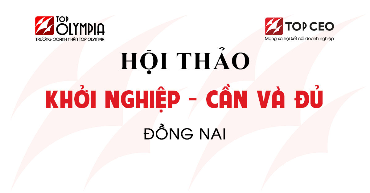 Khoi Nghiep Can & Du Dong Nai